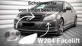 Scheinwerfer von innen beschlagen! Reparatur Scheinwerferglas W204 Facelift MB | Tutorial