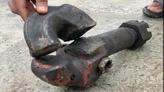 Complete Process: Preparing Badly Damaged Crane Lifting Hook | Old Tools & New Ideas&rdquo;