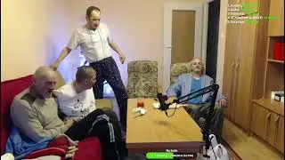 PapaSmerfik - Duchu dostaje padaczki alkoholowej podczas live ! Cz1