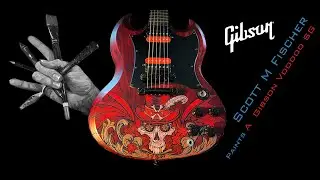 Custom Painting a 2019 GIBSON SG Voodoo with enamel paint