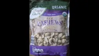 Simply Nature Organic Raw Cashews Review