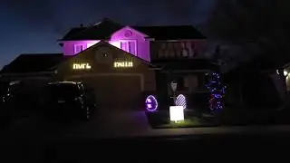 Coronavirus Christmas Lights in Meridian, Idaho