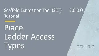 Scaffold Estimation Tool (SET) | Functions - Place Ladder Access Types