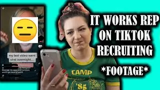 Anti MLM: Reacting to an MLM rep on Tiktok recruiting (with footage)