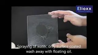 Elioxx self-cleaning coating: hydrophilic examples