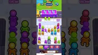 Bus Jam Level 16 Walkthrough Tutorial #busjam #busjamgame #busjamlevel