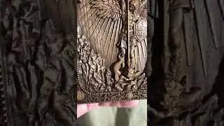 Handcrafted Wooden Christian Icon - Archangel Michael Confirmation Gift Religious Decor Eco-Friendly