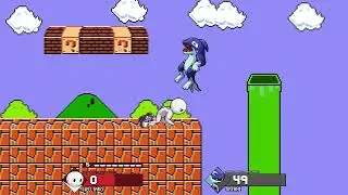 Fraymakers Super Mario Bros stage (Fraytools content)