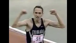 Adam Goucher vs. Bernard Lagat - Men's 3000m - 1998 NCAA Indoor Championships