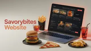 I Built SavoryBites | Animated Restaurant Website ✨