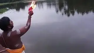 Darshanam Punyam Palakkad Anicode AnjuMoorrhy temple Nila Nadhi Sandya Aarathi.