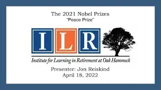 Nobel Peace Prize - Jon Reiskind - April 18