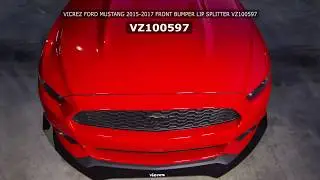 Vicrez Ford Mustang 2015-2017 Front Bumper Lip Splitter vz100597