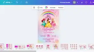 How to Design and Redesign Editable Canva Invitations | Baby Shower, Birthday & Event Invites