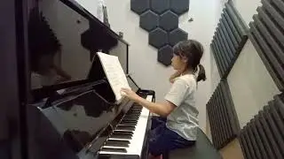 Piano Trinity Grade 1 Exam year 2025 score 92/100 Distinction by N' Hana