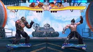King & Marduk vs Jin & Kazuya (Hardest) - Street Fighter X Tekken