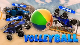 Freestylers play volleyball - Rocket league