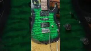 Ibanez Gio GRX70QA Electric Guitar - Transparent Emerald Burst