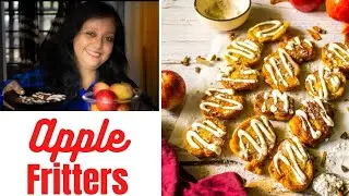 Soft and Fluffy Apple Fritters | Apple Fritters with Almond Milk