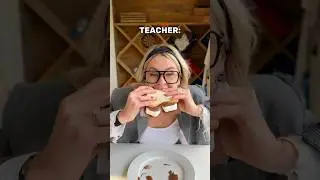 How to make the BEST chocolate sandwich in class 🤯😍 ​⁠@Yes_blondy