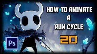 How to Animate a Run Cycle in a Hollow Knight Style - PS and UNITY BEGINNER TUTORIAL (2019)