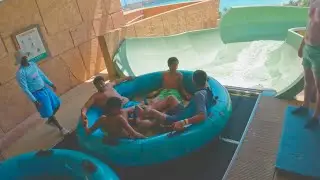 Would YOU TRY Family Water Slide Zoomerango at BIGGEST Water Park Aquaventure in Dubai?
