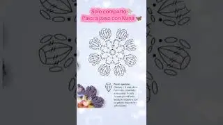 Patr&oacute;n flores crochet 🧶🦋 #crochet #ganchillo #patron #flores #floreseternas #flowers #manualidades