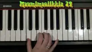 Muumimusiikkia 74 piano tutorial (right hand only)