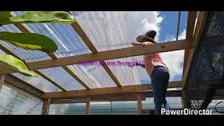 Let's add the West side roof on our cold frame. 6/24/25 Part 1