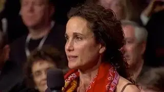 Actress Andie MacDowell: Can Science Create Life?