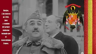1938 02 02 Jura del Primer Gobierno constituido por el Caudillo
