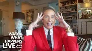 Meredith Marks' Purple Feathered Suit is a No for Carson Kressley | WWHL