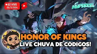 🟠LIVE | HONOR OF KINGS | CHUVA DE C&Oacute;DIOGS HYPADOS - ARAGAMES | LIVE VERTICAL