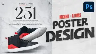 Vintage Shoe poster Design // @mkbhd x Atoms 251