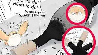 Southern Bird and Northern Bird | Paper Roll Core  Part 1 😵❤️ | Comic Dub By Mi Meme