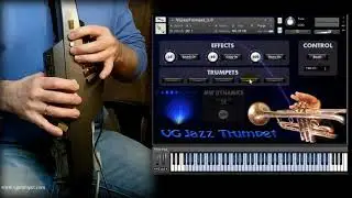 Roland Aerophone AE-10 and VG Jazz Trumpet sound library for NI Kontakt. Brass wav, nki, vst plugin.