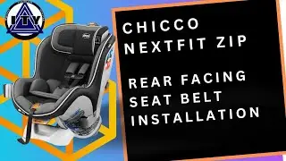 Установка ремня безопасности против хода движения, Chicco Nextfit ZIP
