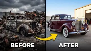 ASMR Car Restoration! Full Restoration 1930s Rolls Royce Vintage Car