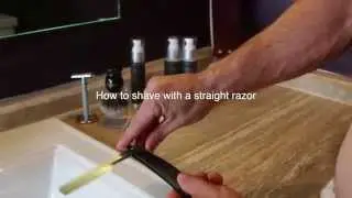 Shaving with a Straight Razor: Classic Shaving Tutorial