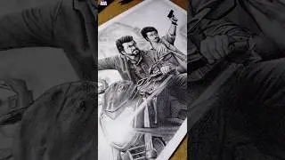The GOAT Vijay Drawing..🔥#drawing #goat #vijay #trending #shorts
