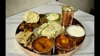 Veg thali recipe - Indian Guest Lunch Menu | Lunch menu ideas | Lunch preparatuion for guests