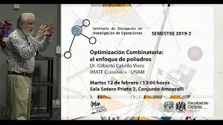 Optimizaci&oacute;n Combinatoria: El enfoque de poliedros (Gilberto Calvillo)