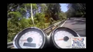 Camry slams brakes in front of Motorcyclists - Bells Line of road NSW