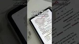 MATH MADE SIMPLE IN SECONDS!  ✅ #MathTips #Studyhacks #DigitalNotes #NoteTakingHacks #MathStudy