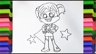 How to draw Starbeam  drawing  | Starbeam netflix 2020 Colouring Pages #1