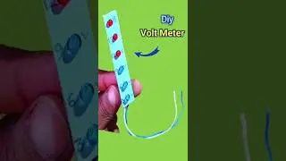 How to make dc volt meter // Voltmeter banane ka tarika #shorts