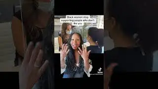 Black Women Stop Giving Racist Your Money! #nailart #nailsalon