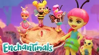 Enchantimals 💜 Baking Lluella's Special Party Pie! Part 2 😋Petal Park 🌸Stop Motion for Kids