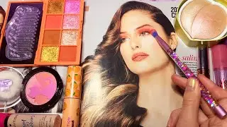 ASMR Applying Makeup to Magazines (Whispered) #7