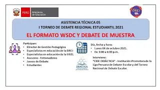 AT 05: WSDC - El formato WSDC y debate de muestra.